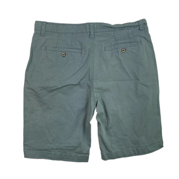 SH142 Mens Hudson & Barrow NYC Preppy Flat Front Chino Shorts 33 - Picture 3 of 4